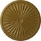 Ekena Millwork Leandros Ceiling Medallion (Fits Canopies up to 5"), 33 1/8"OD x 3 1/2"ID x 1 3/8"P, Gold CM33LEGLS - alternate 1